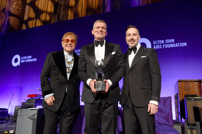 Elton John, Joe McMillan, and David Furnish