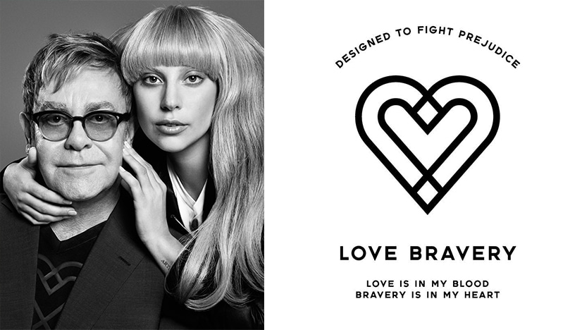 Lady Gaga, Elton John Love Bravery Fashion Line Shop