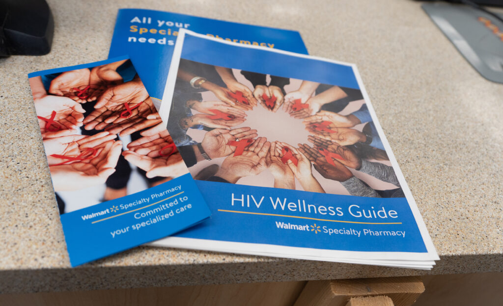 HIV information guides produced by Walmart Health