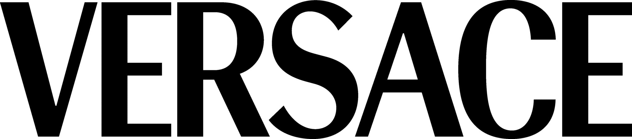 Versace black logo