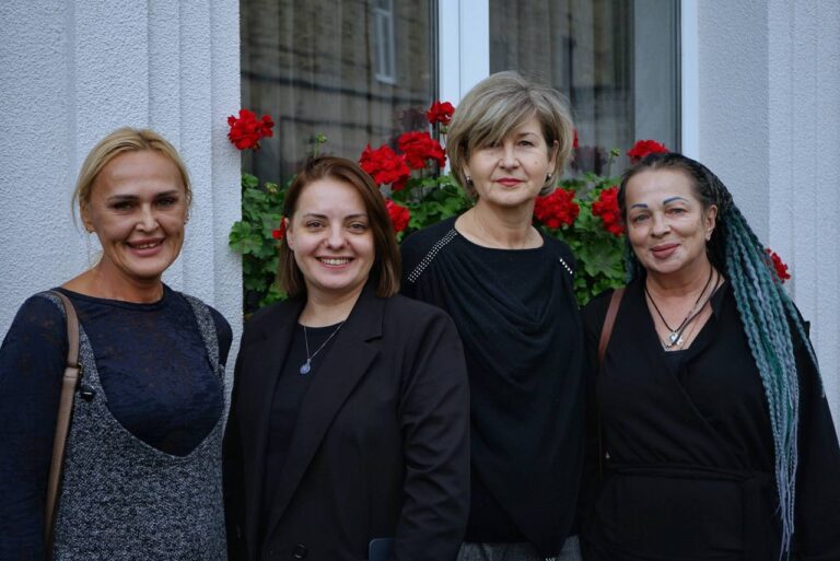 4 staff member of Positive Women, a grantee of the Elton John AIDS Foundation in Ukraine.