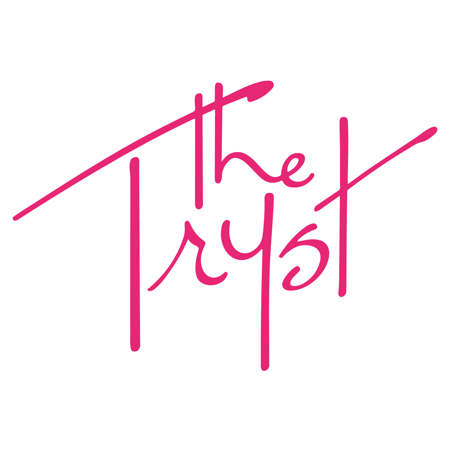 Tryst Properties logo in pink